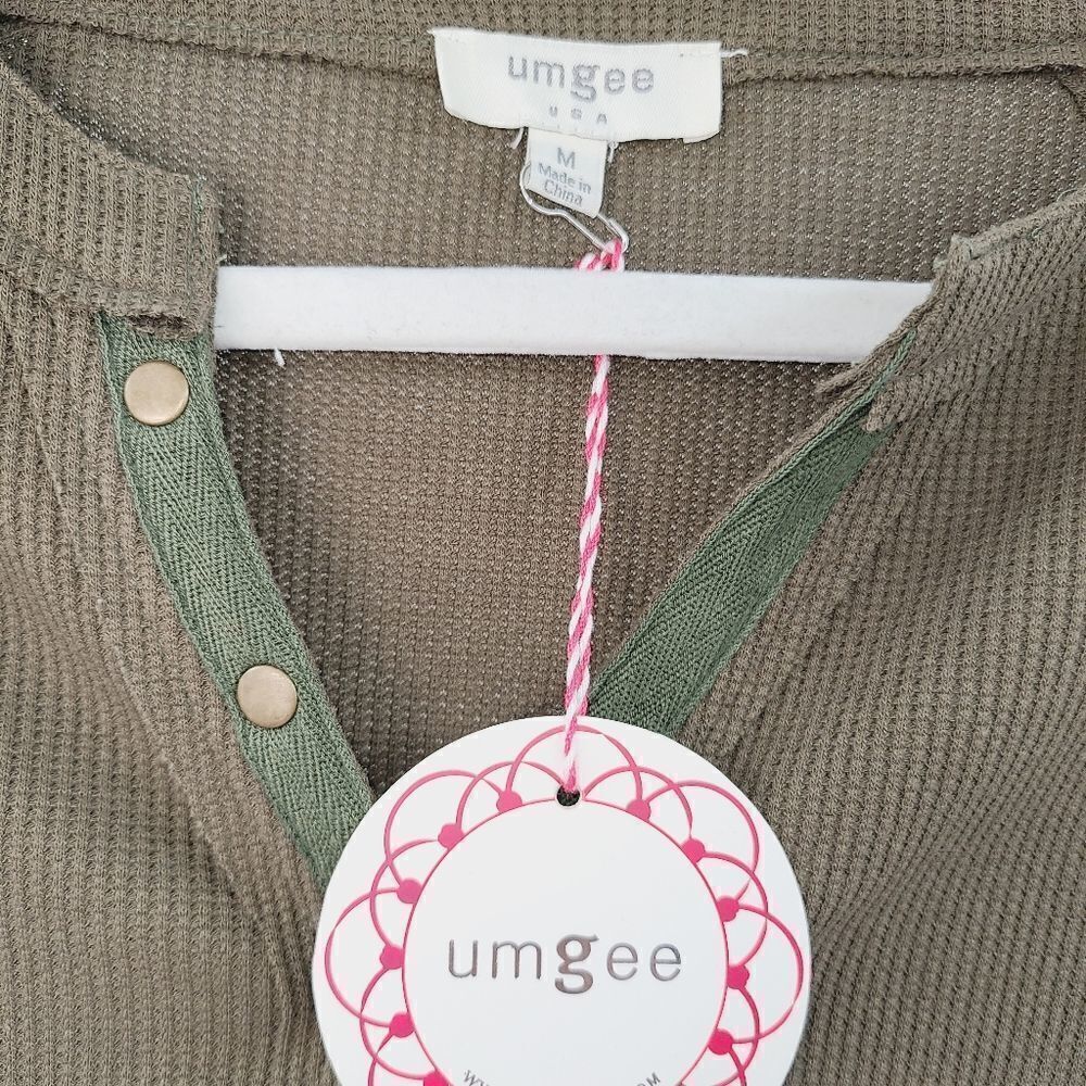 ‎Umgee Henley Thermal Top A1 - Picture 5 of 6